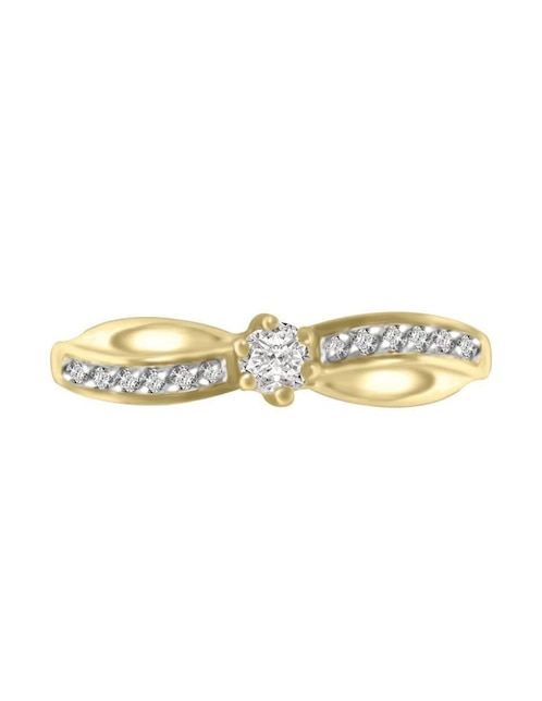 Anillo de compromiso de oro 14 k Keira diamante 1