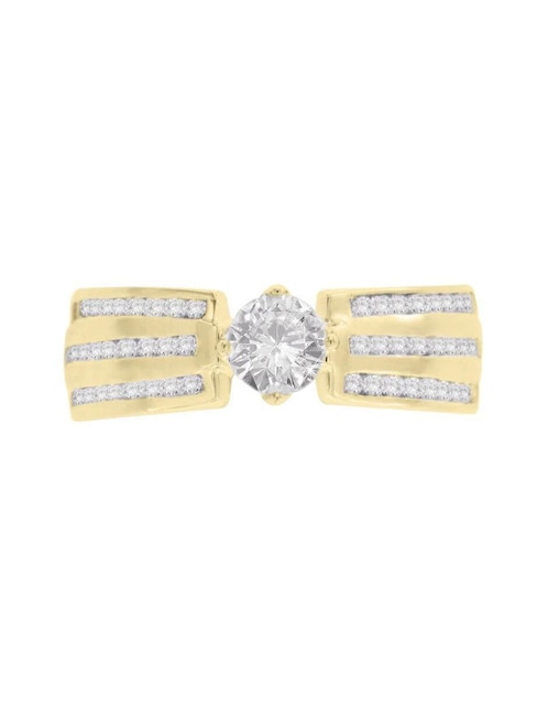 Anillo de compromiso "de" oro 14 k klamore harriet diamante