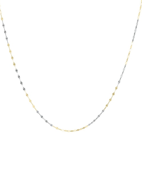 Cadena Cristal Joyas de oro florentino 14 K