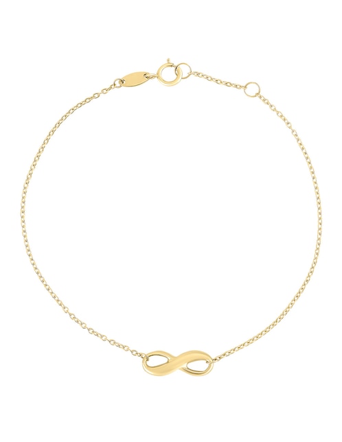 Pulsera Cristal Joyas de oro 14 k con acabado