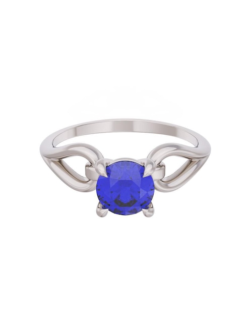Anillo de compromiso de oro 10 k Eternidad 1