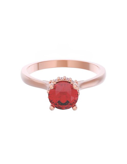 Anillo de compromiso de oro 14 k Eternidad 2025 1