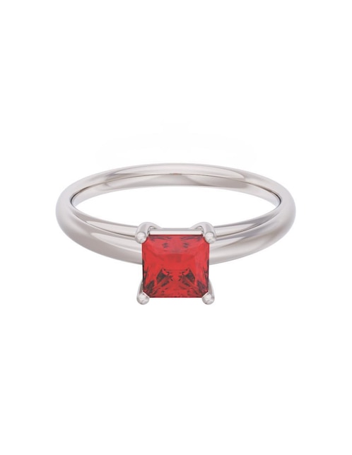 Anillo de compromiso de oro 14 k Eternidad 1