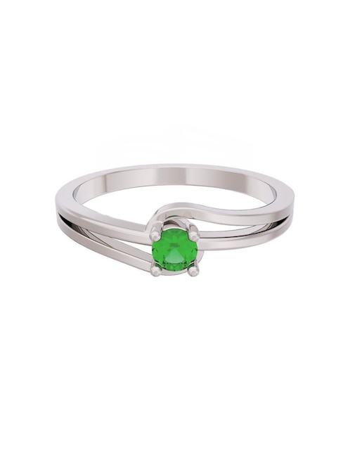 Anillo de compromiso de oro 14 k Eternidad 2025 1