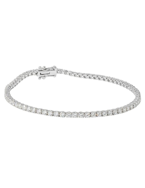Brazalete Smiling Rocks de oro blanco 14 k essential