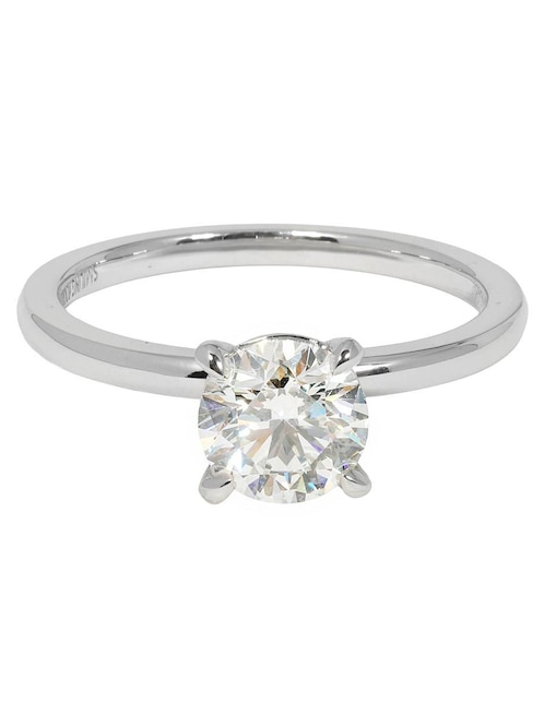 Solitario de oro blanco 14 k Solitaire Petite 1
