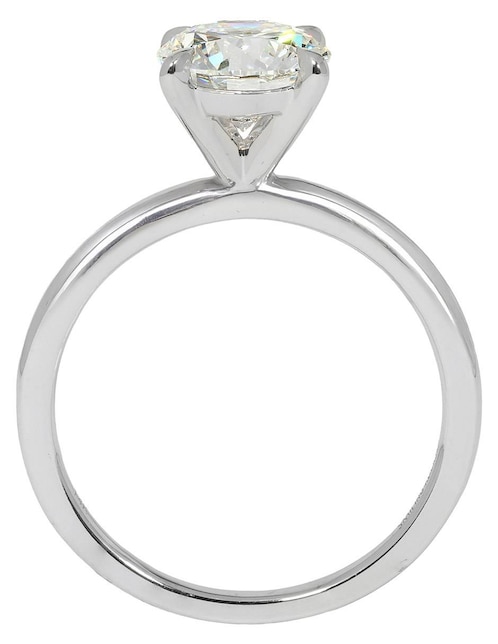 Solitario de oro blanco 14 k Solitaire Petite 1
