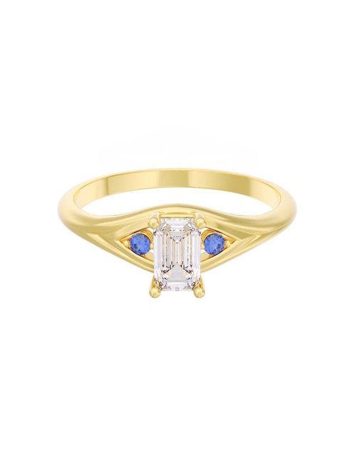 Anillo de compromiso "de" oro 14 k fonelli eternidad 2025 zirconia