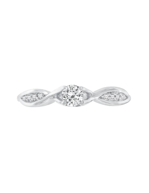 Anillo de compromiso de oro 14 k Betsy diamante 1