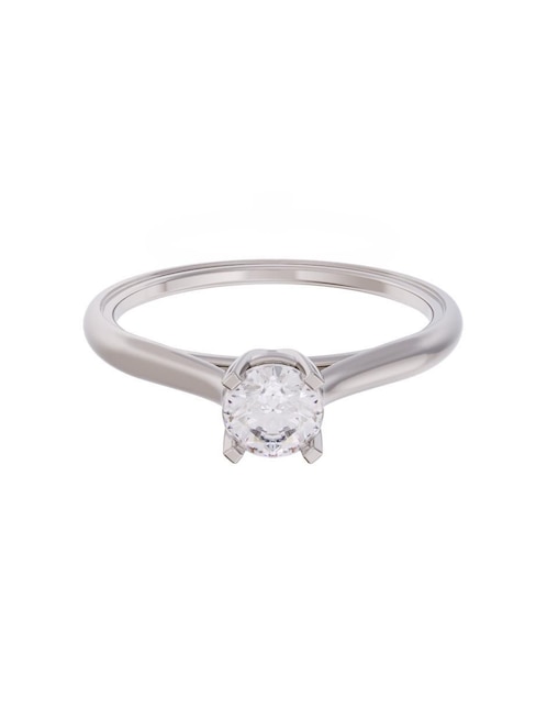 Anillo de compromiso de oro 14 k Eternidad 1