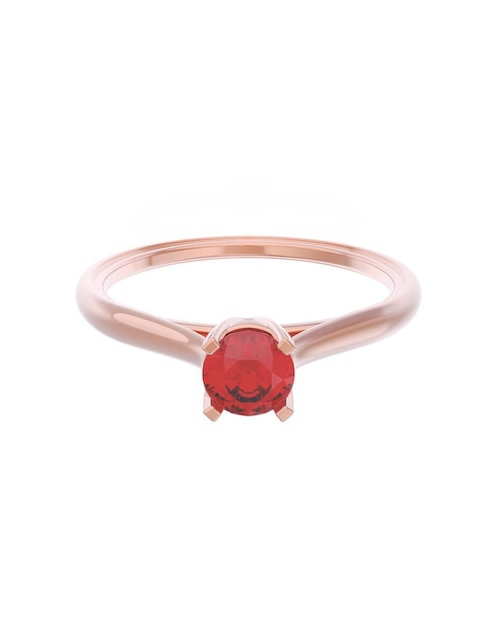 Anillo de compromiso de oro 14 k Eternidad 1