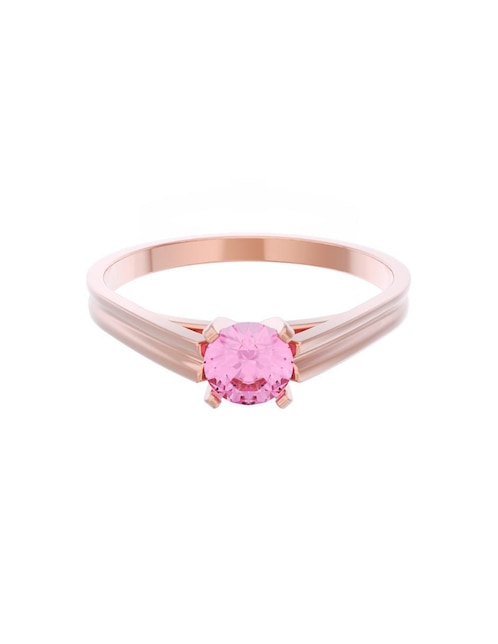 Anillo de compromiso de oro 14 k Eternidad 2025 1