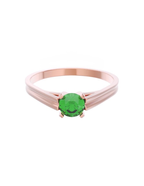 Anillo de compromiso de oro 14 k Eternidad 2025 1
