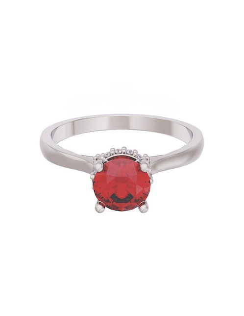 Anillo de compromiso de oro 10 k Eternidad 1