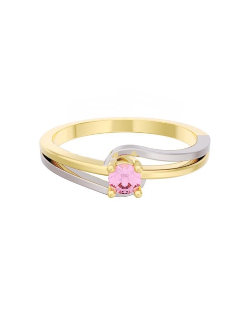 Anillo de compromiso "de" oro 10 k fonelli eternidad 2025 zirconia