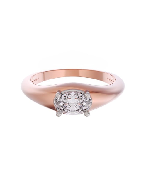 Anillo de compromiso de oro 10 k Eternidad 2025 1