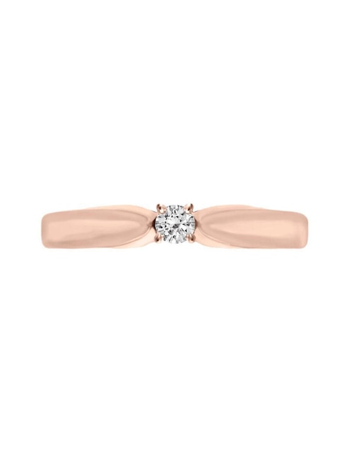 Solitario de oro 14 k Passione diamante 1