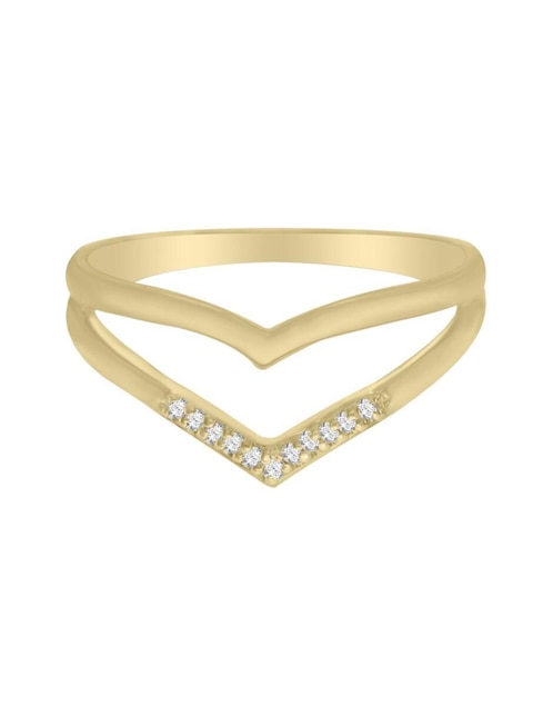Anillo Fianelli Emma 14 k de oro diamante brillante