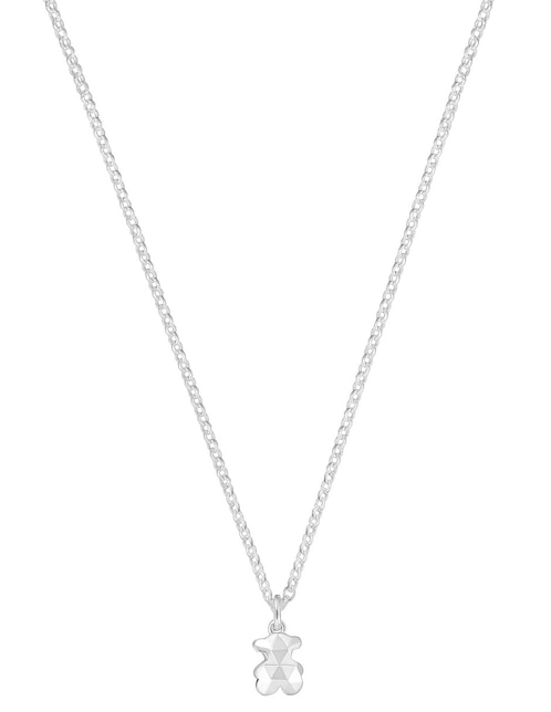 Collar con dije Tous Icon Metal de plata P 925