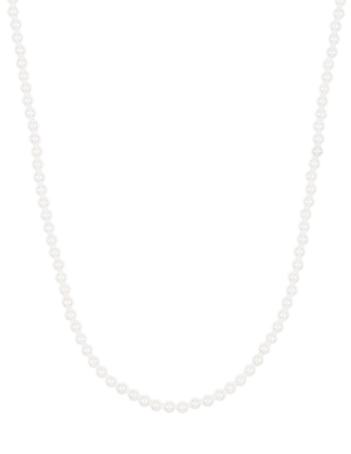 Collar de plata P 925 con acabado baño rodio 1