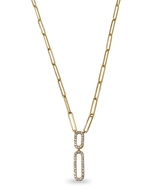 Gargantilla de eslabones de oro amarillo 14 K 1