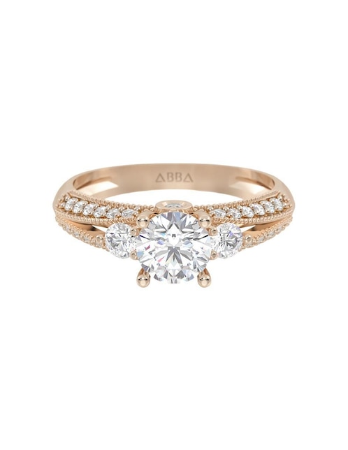 Anillo de compromiso de oro 10 k 1
