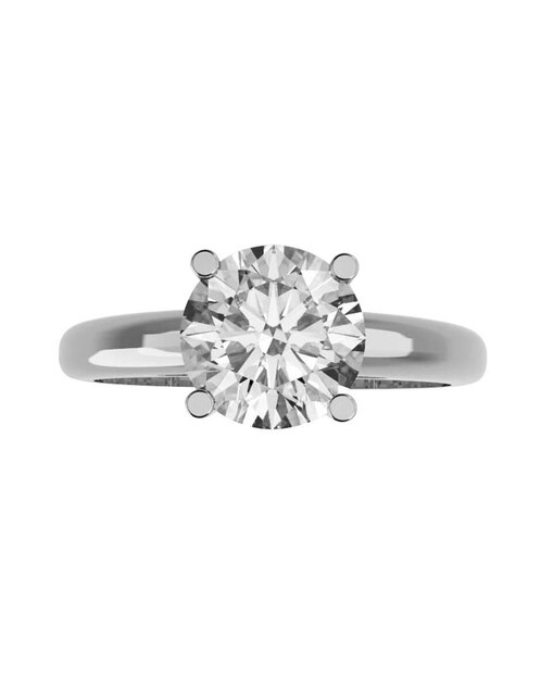 Anillo De Compromiso Trisha - Oro Blanco 18K | Joyas