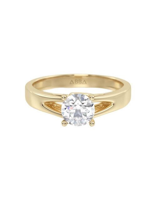 Anillo de compromiso de oro 10 k