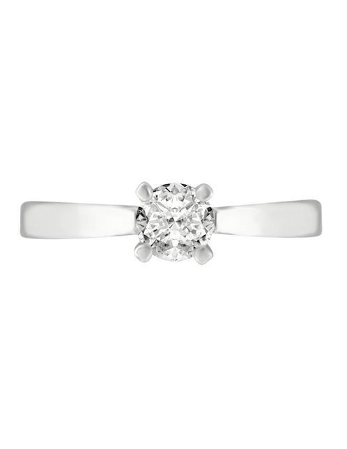 Anillo de compromiso de oro 14 k Lisandra diamante 1