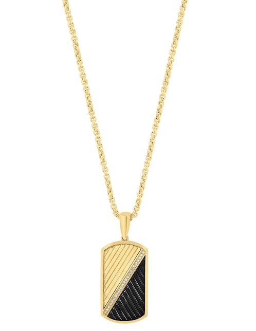 Collar con dije de oro amarillo 14 K 1