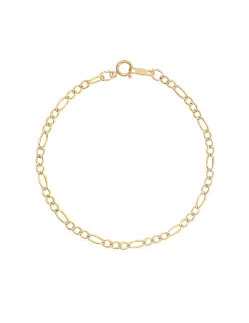 Pulsera D Cadena de oro 14 k