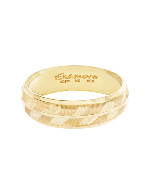 Argolla de oro amarillo 14 k 1