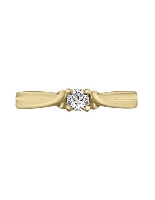 Solitario "de" oro 14 k klamore esther diamante