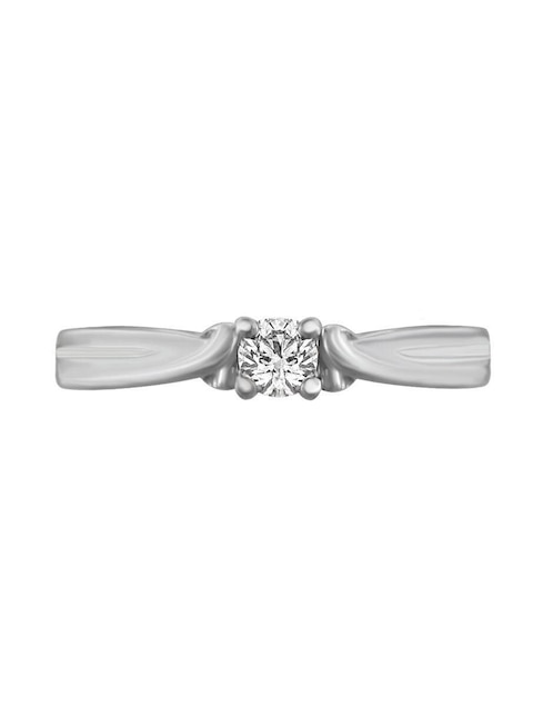 Solitario de oro 14 k Esther diamante 1
