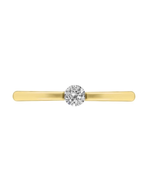 Anillo de compromiso "de" oro 14 k klamore adila diamante
