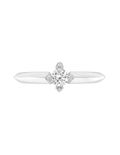 Anillo de compromiso de oro 14 k Celene diamante 1