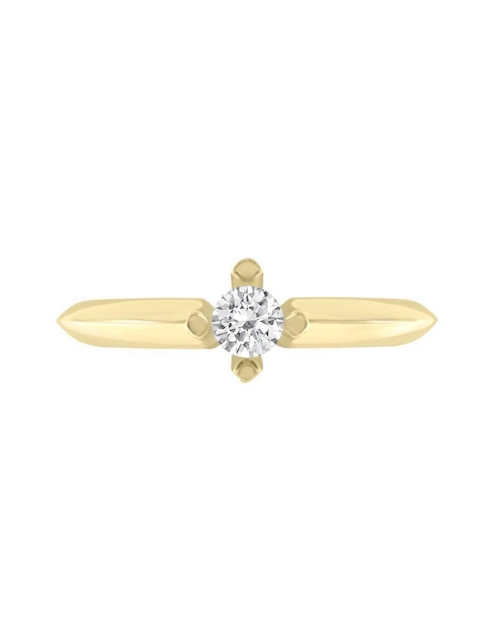 Anillo de compromiso "de" oro 14 k klamore celene diamante