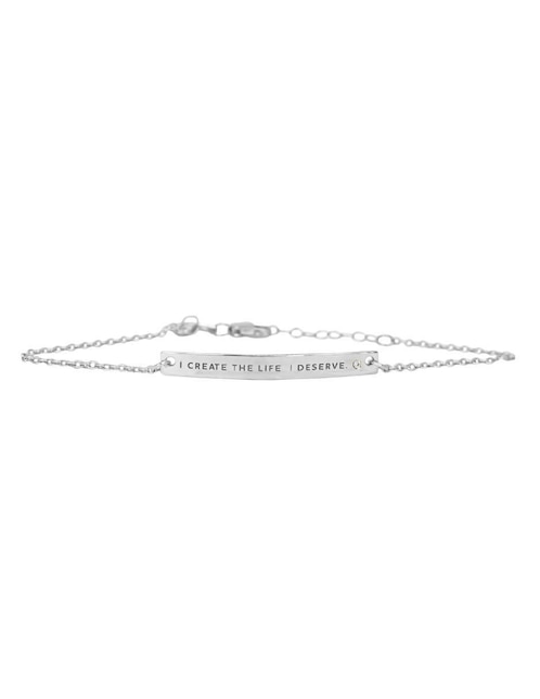 Pulsera teresa díaz joyería mexicana "de" plata p 925 empowerment & self-love "con acabado"