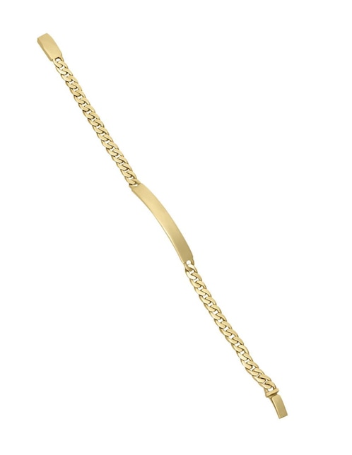 CRISTAL JOYAS Esclava Cristal Joyas de oro amarillo 14 k con acabado pulido