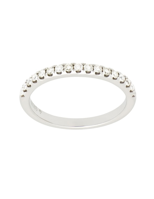 Anillo Valoro Classy 14 k de oro blanco diamante brillante
