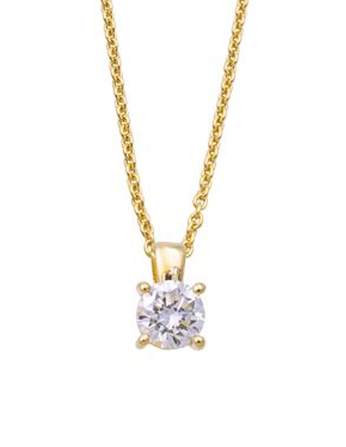 Collar Tetera de oro amarillo 14 K 1