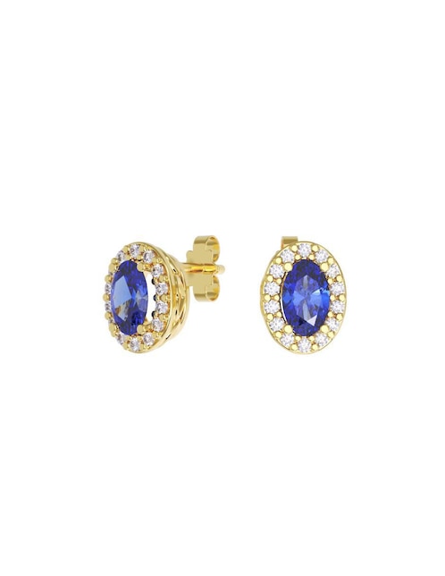 Set de aretes "de (si aplica)" ovalada no aplica fonelli no aplica "de" oro 14 k "con acabado" pulido zirconia