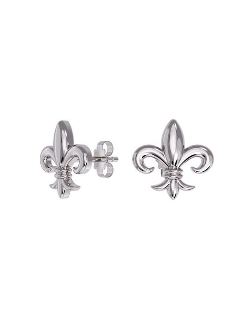 Set de aretes de Flecha de oro 14 K con acabado pulido 1