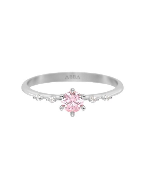 Anillo 14 k de oro zirconia brillante 1