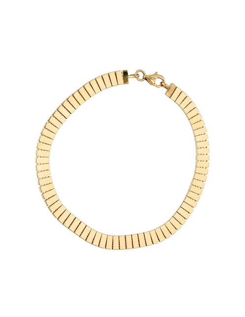 Pulsera de oro amarillo 14 k con acabado pulido 1