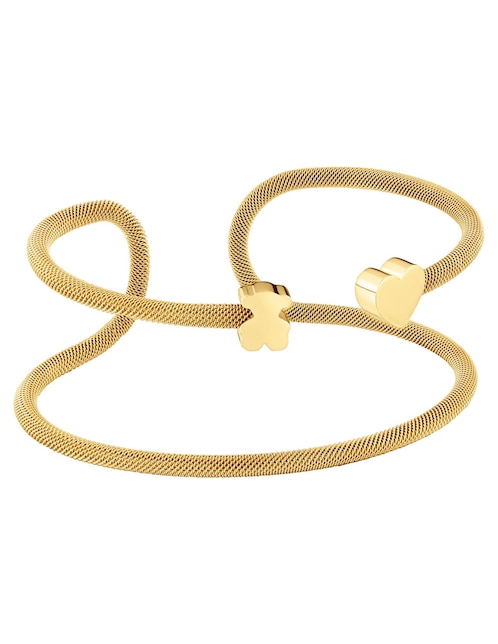 Pulsera de plata P 925 Icon Mesh con acabado baño de oro