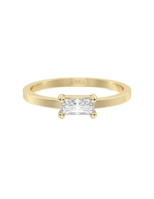 Anillo de compromiso de oro 14 k Anillo de compromiso de oro 14 k