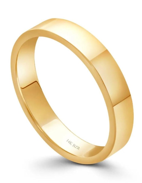 Argolla de oro amarillo 14 k 1