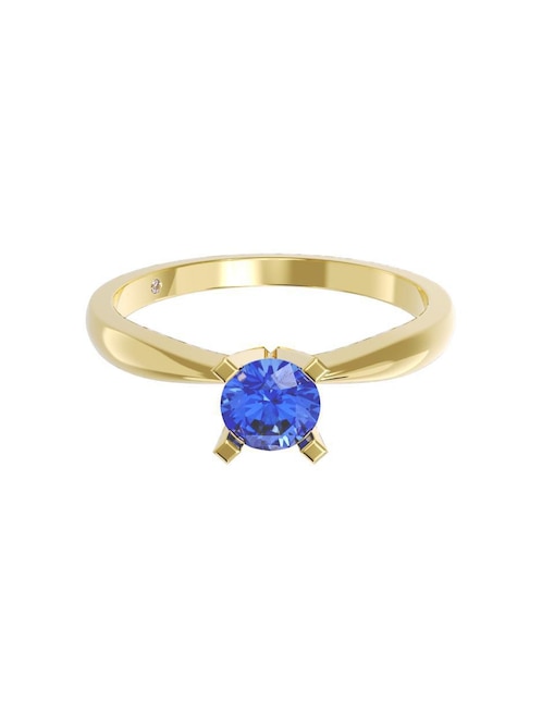 Anillo de compromiso "de" oro 14 k fonelli no aplica zirconia