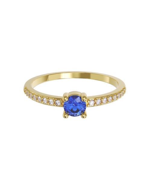 Anillo de compromiso "de" oro 14 k fonelli no aplica zirconia